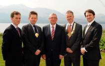 Dr Trevor Duffy, Hon Treasurer, Dr Paul McKeown, Vice-president, Mr George McNeice, Chief Executive, Dr Ronan Boland, President, Dr Matt Sadlier, Hon Secretary