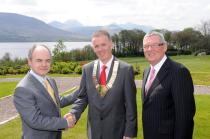 Prof Seán Tierney, Dr Ronan Boland and Mr George McNeice