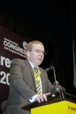 Anthony Owens, IMO addresses ICTU Conference