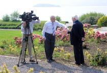 Dr Tony Healy is interviewed for RTE Television